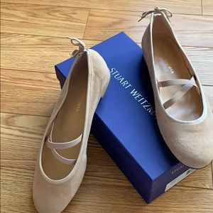 Stuart Weitzman light pink ballerina flats size 11